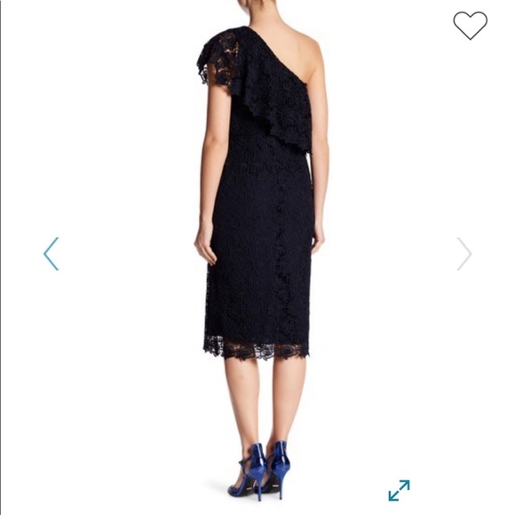 New Nanette Lepore Crochet One Shoulder Dress 12 - Picture 13 of 16